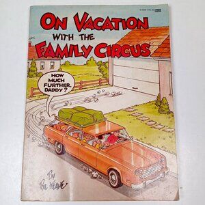 Vtg On Vacation With The Family Circle Bil Keane 1980 Paperback 1st Printing